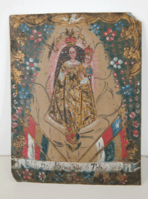 See also Bolivian Virgin Retablo