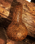 #9 Instruments Peruvian Raddle Decorated Gourd