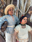 #89 Toys 1930s Couple Handmade Dolls