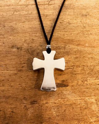 See also #175 Sterling Silver Pendant, Hollow Formed Cross