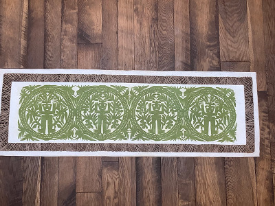 See also #23misc Amate Handmade Bark Paper And Cutouts, Espiritu Del Chicharo (pea) & Mango (15.5'x47') Mexico 165.00