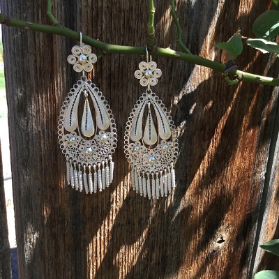 #3 Sterling Silver Filigree Earrings Purchase Options & Details