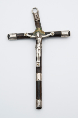 #63 Vintage Silver & Chonta Wood Cross Purchase Options & Details