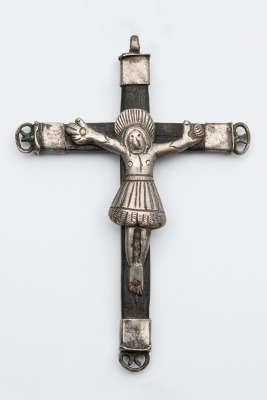 #65 Vintage Silver & Chonta Wood Cross Purchase Options & Details